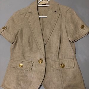 Michael Kors Linen Blazer in size small / petite